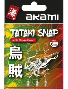 Akami Tataki Snap With Round Bead 6 pz Totanare e polpare Akami 2