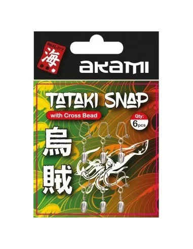 Akami Tataki Snap With Cross Bead 6 pz