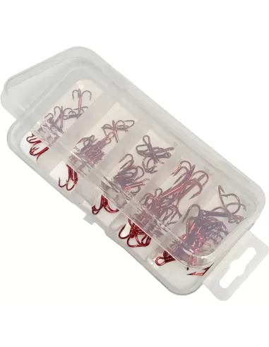 Yamashiro Ancorette Rosse 50 pezzi Misure Assortite Ami da pesca Yamashiro