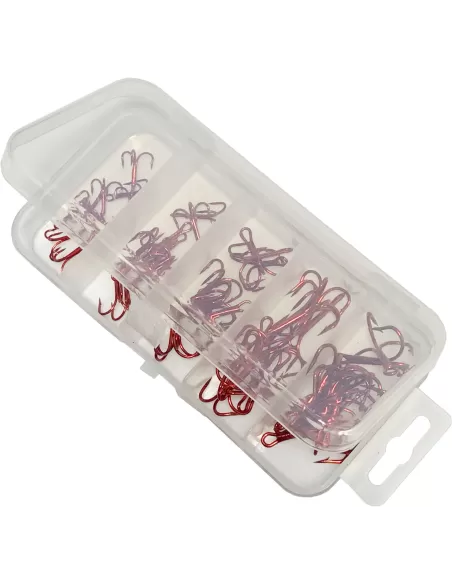 Yamashiro Ancorette Rosse 50 pezzi Misure Assortite Ami da pesca Yamashiro