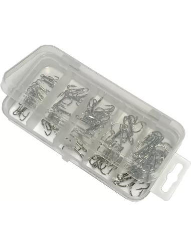 Yamashiro Ancorette Nichelate 50 pezzi Misure Assortite Ami da pesca Yamashiro