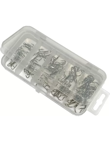 Yamashiro Ancorette Nichelate 50 pezzi Misure Assortite Ami da pesca Yamashiro