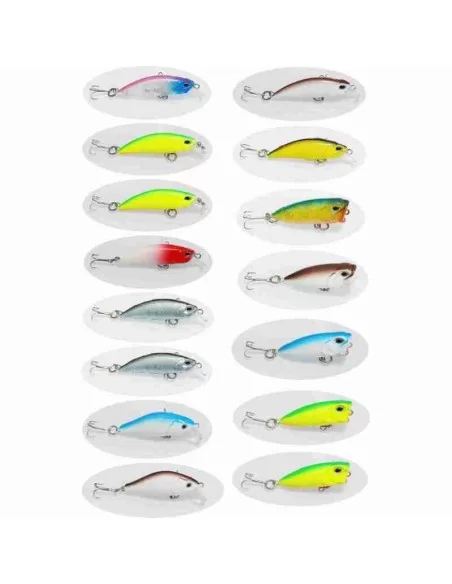 Yamashiro Kit Artificiali Light Spining 4 e 5 cm 15 pz Esche Artificiali Yamashiro
