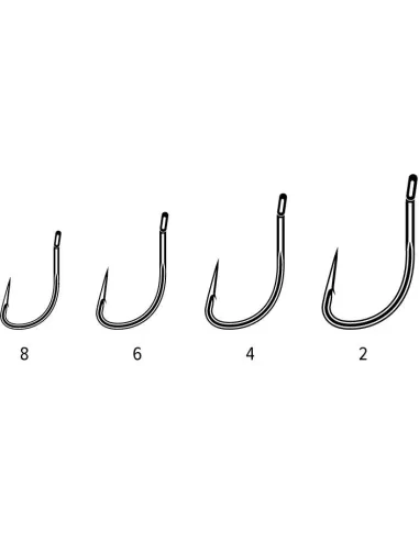 Carp Spirit Stiff Rig Amo Razor Con Occhiello 10 pz