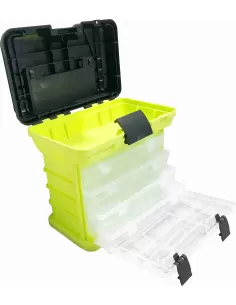 Yamashiro Valigetta Porta Accessori da Pesca 4 Scatole Cassette Pesca Yamashiro 2