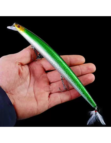 Yamashiro Epico Artificiale Long Jerk 18.5 cm 25 Grammi Esche Artificiali Yamashiro