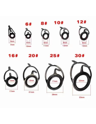 Yamashiro Anelli Doppio Ponte 40 pz Riparazione Canne Yamashiro