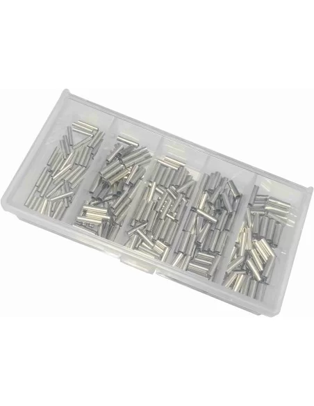 Yamashiro Crimps in Alluminio Misure Assortite 250 pz Minuteria Yamashiro