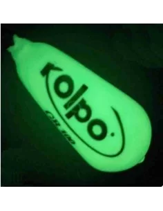 Kolpo Piombo Pera Giallo Fluorescente con Girella e Moschettone Minuteria Kolpo 2