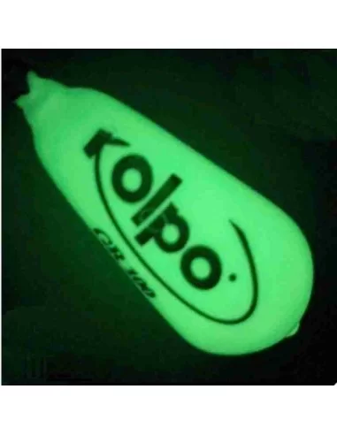 Kolpo Piombo Pera Giallo Fluorescente con Girella e Moschettone Minuteria Kolpo