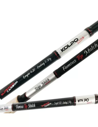 Kolpo Famous Canna da Pesca Inglese in Carbonio Alto Modulo 5 30 gr