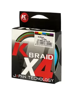 Kolpo K Braid X4 Trecciato Premium Quality 300 mt Multicolor Special Surf Fili da pesca Kolpo 2