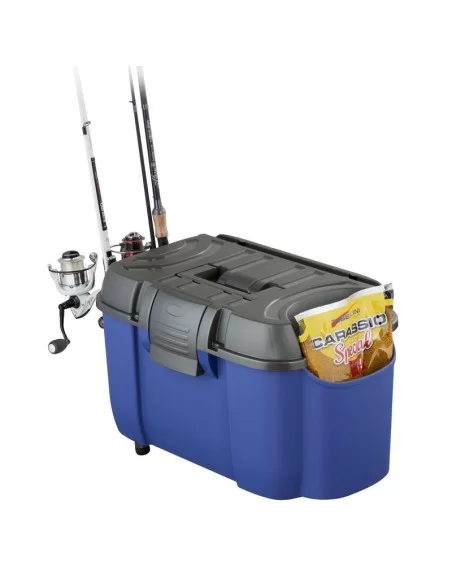 Box con Porta Canne Valigetta con Seduta Cassette Pesca Kolpo