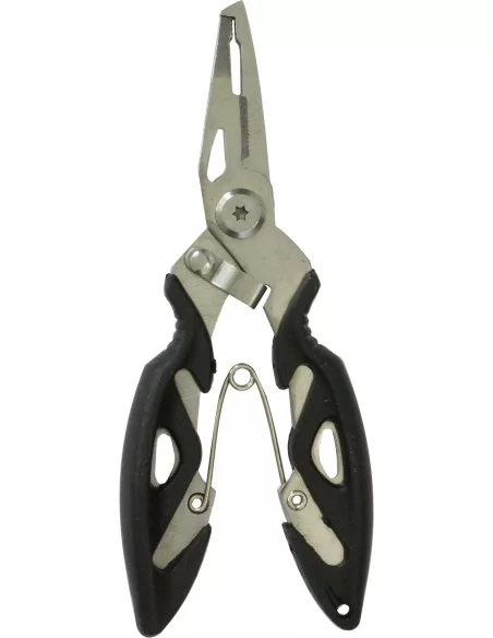 Yamashiro Pinza Multiuso Con Forbice e Apri Split Ring Accessori da pesca Yamashiro
