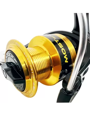 Kolpo Most Mulinello Pesca 4 Cuscinetti Bobina in Alluminio Mulinelli da Pesca Kolpo