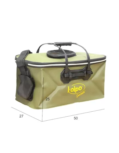 Kolpo Borsa in Eva Specialist Porta Vivo Eva Bag 50 cm Borse da pesca Kolpo