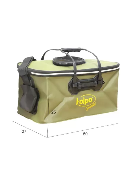Kolpo Borsa in Eva Specialist Porta Vivo Eva Bag 50 cm Borse da pesca Kolpo
