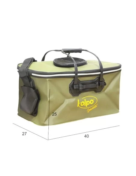 Kolpo Borsa in Eva Specialist Porta Vivo Eva Bag 40 cm Borse da pesca Kolpo