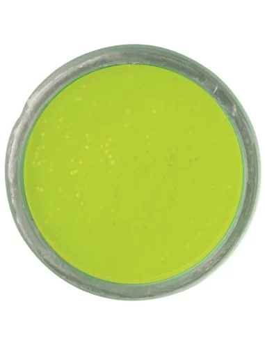 Berkley Powerbait Glitter Trout Bait Chartreuse Pastella per Trote Aglio Esche da pesca Berkley
