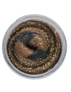 Berkley Powerbait Glitter Trout Bait Black Brown Pastella per Trote Anice Esche da pesca Berkley 2