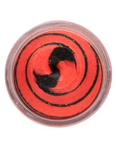 Berkley Powerbait Glitter Trout Bait Black Fluorescent Red Pastella per Trote Anice Esche da pesca Berkley 2