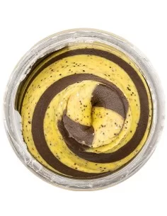 Berkley Powerbait Glitter Trout Bait Gusto Banana Boost Pastella per Trote Esche da pesca Berkley 2