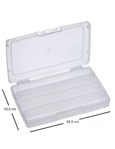 Panaro Scatola Trasparente 4 scomparti 24 cm