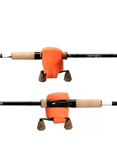 13 Fishing Skull Cap Guscio Protezione Per Mulinello Orange Borse da pesca 13 Fishing 2