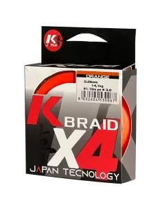 Kolpo Braid Braid Braid Orange Coil 150 mt 2
