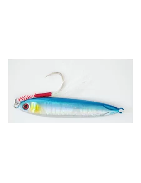 Jig Keliero Metal Jig con Assist Hook 80 gr Pesca Verticale Esche Artificiali Yamashiro