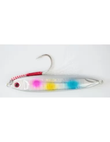 Jig Keliero Metal Jig con Assist Hook 80 gr Pesca Verticale