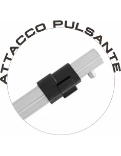 Kolpo Palo Guadino Robusto in Alluminio Attacco Pulsante 80 cm 2 Sezioni Guadini Kolpo 2