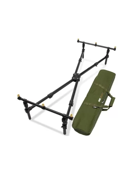 Ngt Cross Rod Pod con Custodia Pesca Carpfishing Carpfishing NGT