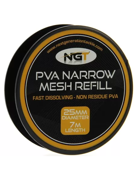 Ngt Pva Refill Ricarica Rete Pva 25 mm 7 mt Carpfishing NGT