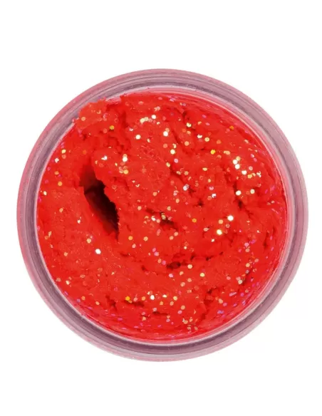 Berkley Powerbait Glitter Trout Bait Salmon Red Pastella per Trote Anice Affondante