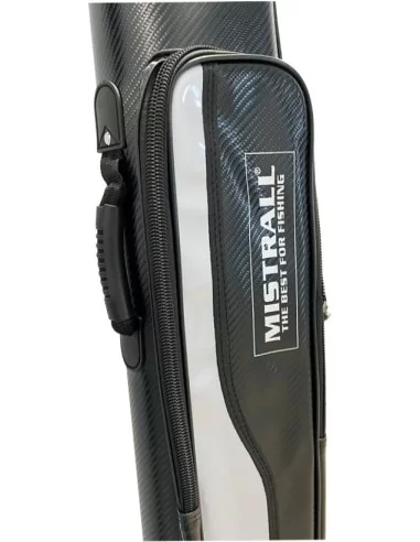 Mistrall Fodero Porta Canne Rigido Doppio Scomparto Imbottito con Base in Plastica 160 cm