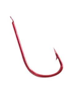 Hayabusa HR-100 Fishing Hooks High Carbon Red Micro Barb 10 pcs  2