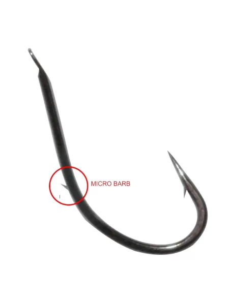 Hayabusa HB-1100 Ami da Pesca Con Paletta e Ardiglione sul Gambo High Carbon 10 pz Ami da pesca Hayabusa