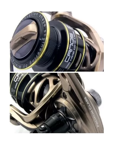 Mistrall Canos Mulinello da Pesca Premium Class 8 Cuscinetti Doppia Bobina in Alluminio