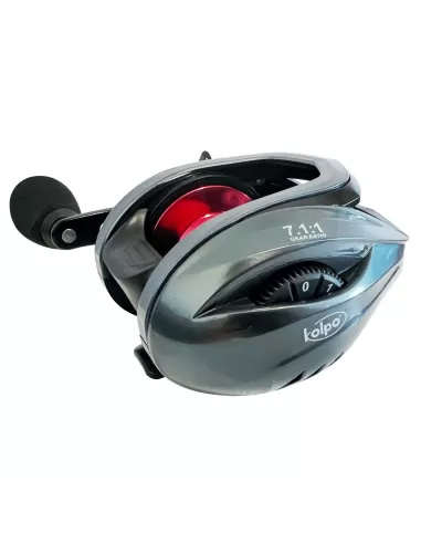 Kolpo KDue Mulinello da Pesca Baitcasting 6 Cuscinetti 7.2:1 Mulinelli da Pesca Kolpo