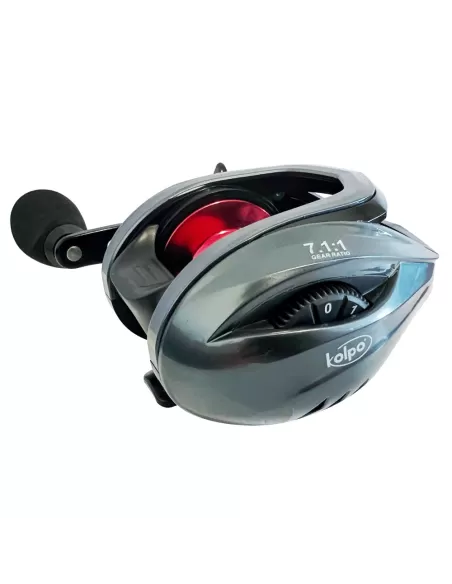 Kolpo KDue Mulinello da Pesca Baitcasting 6 Cuscinetti 7.2:1 Mulinelli da Pesca Kolpo