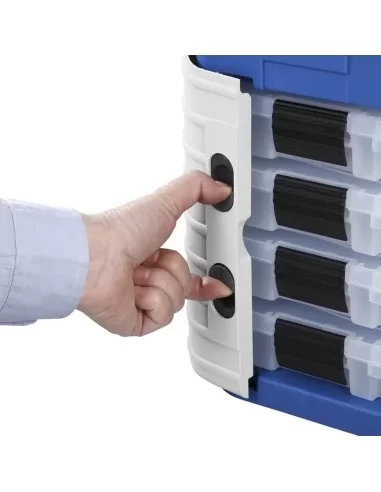Kolpo Super Box 4 Scatole e Grande Vano Porta Accessori da Pesca Cassette Pesca Kolpo