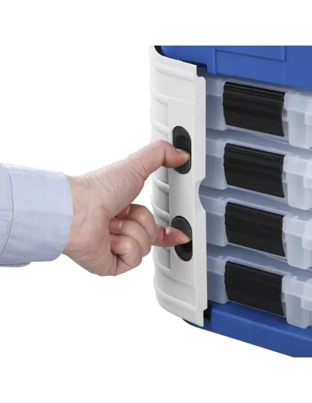 Kolpo Super Box 4 Scatole e Grande Vano Porta Accessori da Pesca