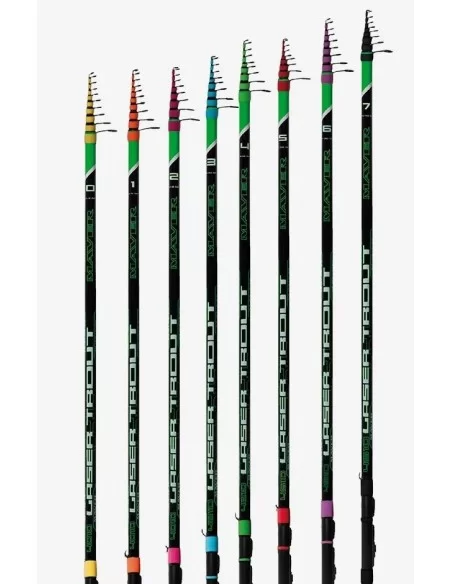 Maver Laser Trout Canne da Pesca Trota Lago in Carbonio