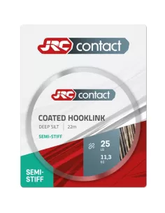 Jrc Contact Coated Hooklink Semi Stiff Colore Camo Brown 22 mt Fili da pesca Jrc 2