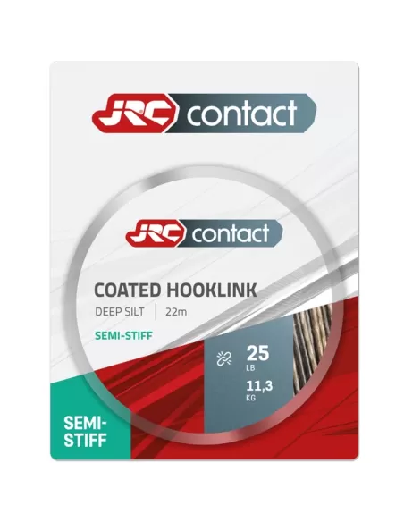 Jrc Contact Coated Hooklink Semi Stiff Colore Camo Brown 22 mt