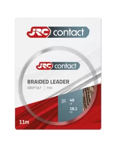 Jrc Contact Braided Leader Treccia Piombata Camo Brown 11 mt Fili da pesca Jrc 2