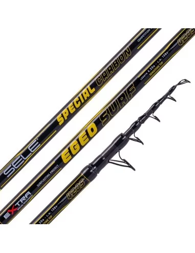 Sele Egeo Surf Canne da Pesca in Carbonio 4.20 mt