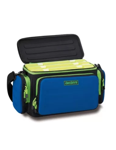Akami Borsa Con 3 Scatole Porta Accessori Tasche Lalterali e Frontale