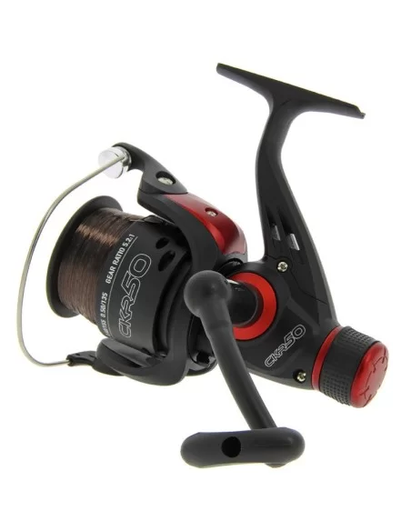 Ngt Angling Pursuit CKR50 Mulinello con Frizione Posteriore e Filo 5000 Mulinelli da Pesca